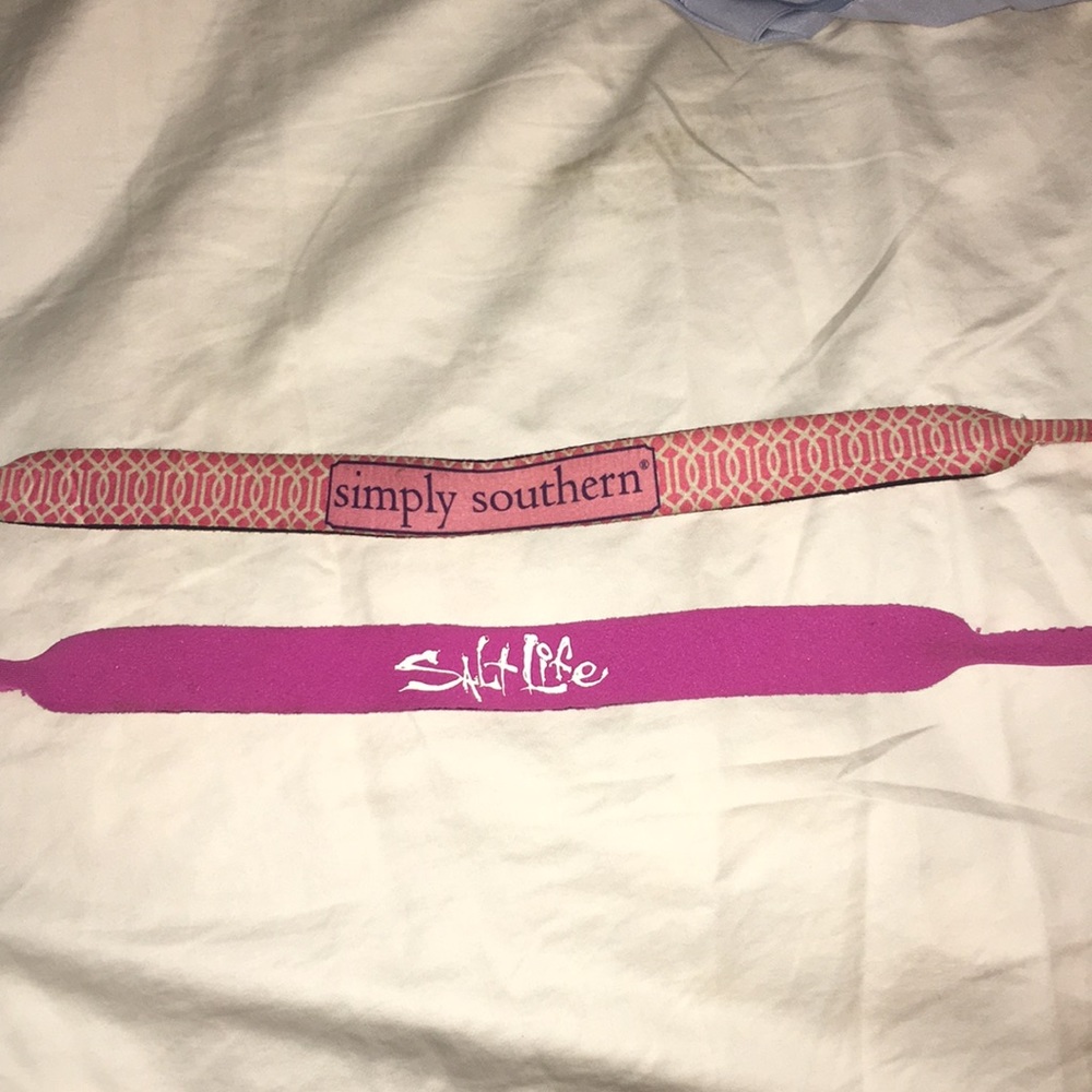 Salt Life and Simply Souther sunglass Croakies